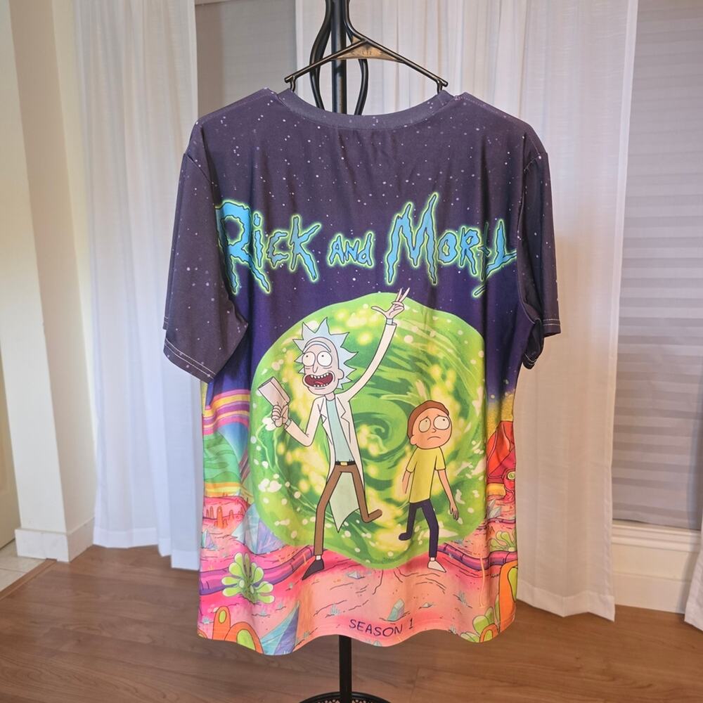 Rick and Morty Men's Short Sleeve T-Shirt - Multicolor
